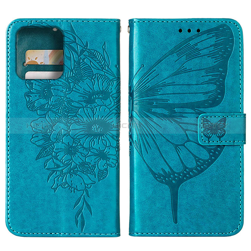 Coque Portefeuille Papillon Livre Cuir Etui Clapet YB1 pour Motorola Moto Edge Plus (2023) 5G Plus