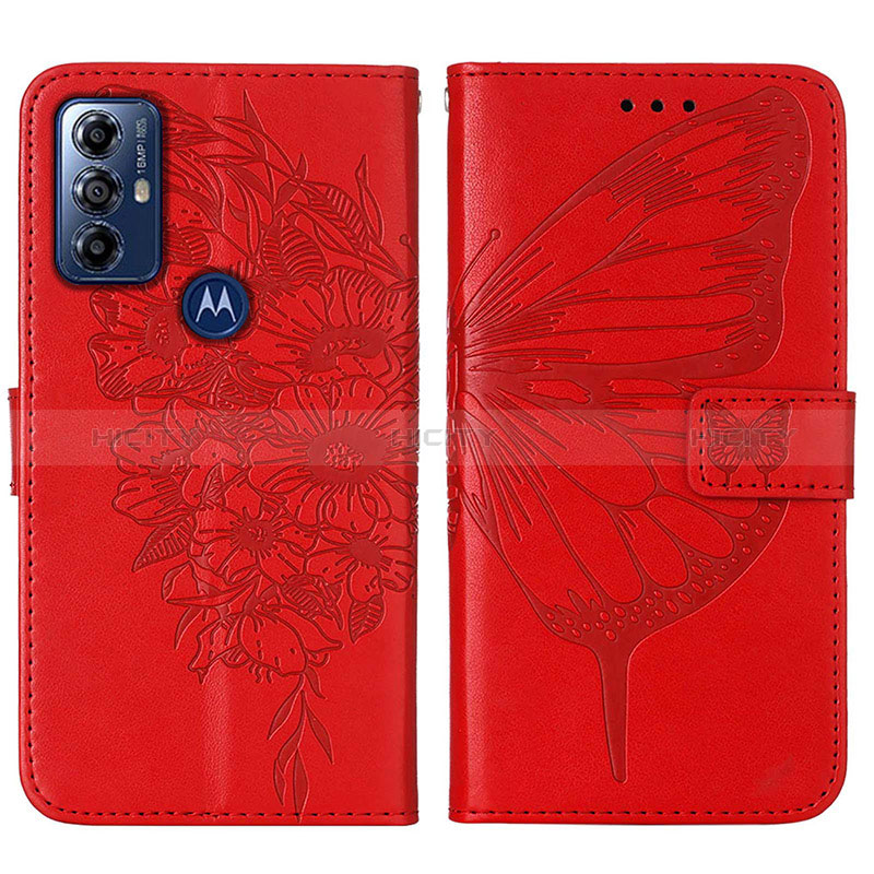 Coque Portefeuille Papillon Livre Cuir Etui Clapet YB1 pour Motorola Moto G Power (2022) Plus