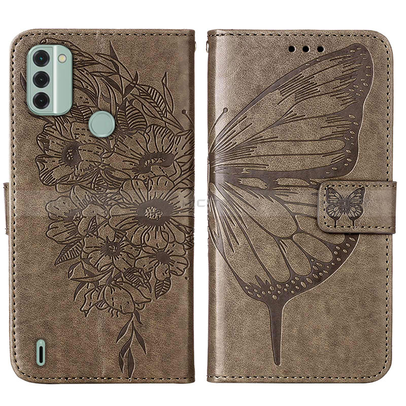 Coque Portefeuille Papillon Livre Cuir Etui Clapet YB1 pour Nokia C31 Plus