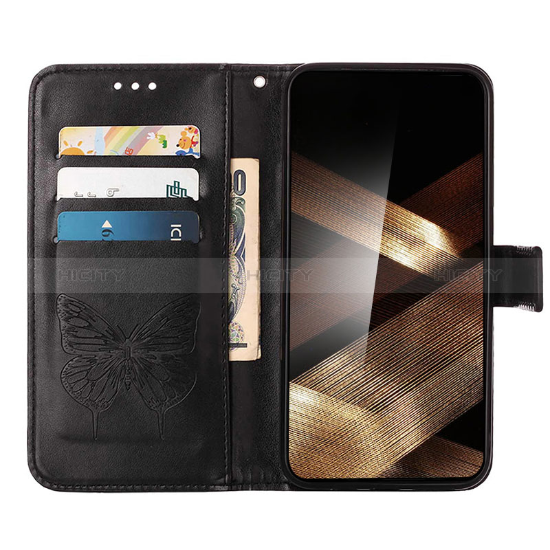 Coque Portefeuille Papillon Livre Cuir Etui Clapet YB2 pour Huawei Mate 60 Pro Plus