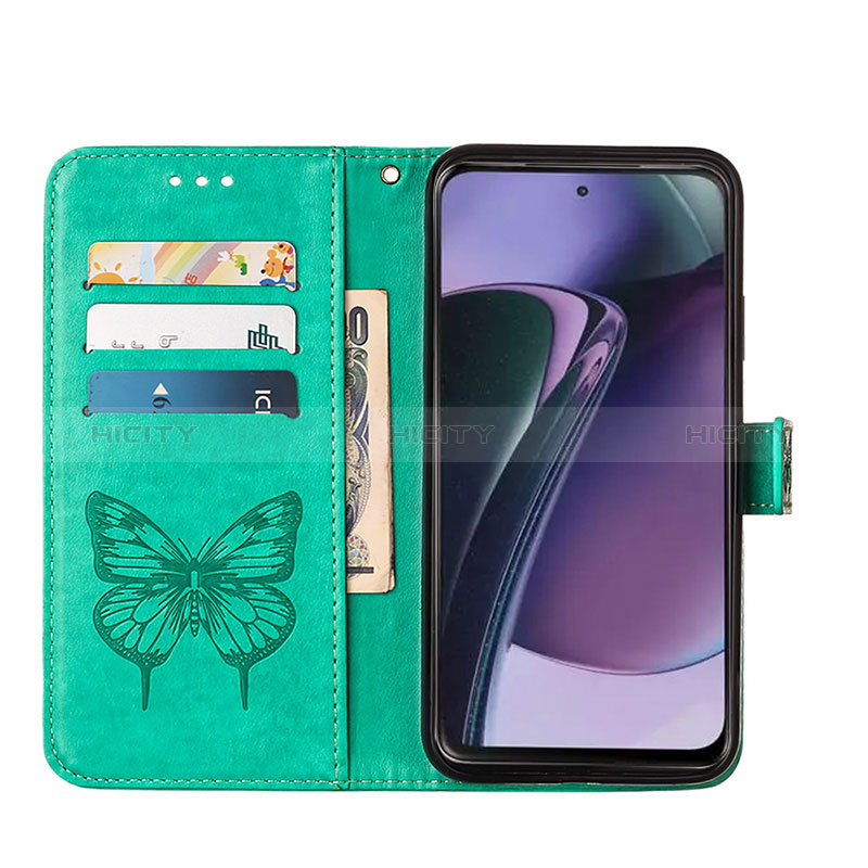 Coque Portefeuille Papillon Livre Cuir Etui Clapet YB2 pour Motorola Moto G Stylus (2023) 5G Plus