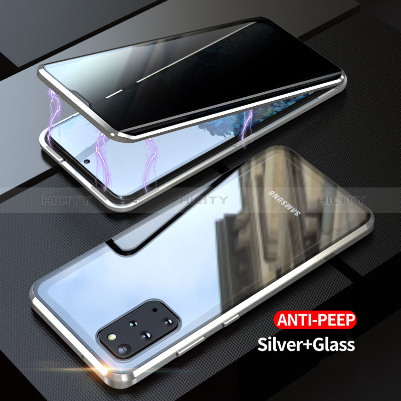 Coque Rebord Bumper Luxe Aluminum Metal Miroir 360 Degres Housse Etui Aimant LK1 pour Samsung Galaxy S20 Plus 5G Plus