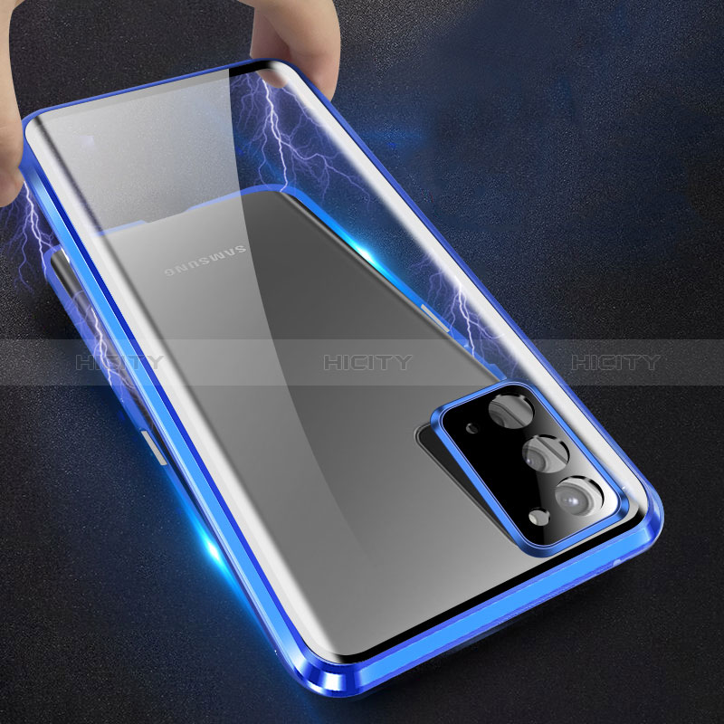 Coque Rebord Bumper Luxe Aluminum Metal Miroir 360 Degres Housse Etui Aimant M01 pour Samsung Galaxy S25 Ultra 5G Plus