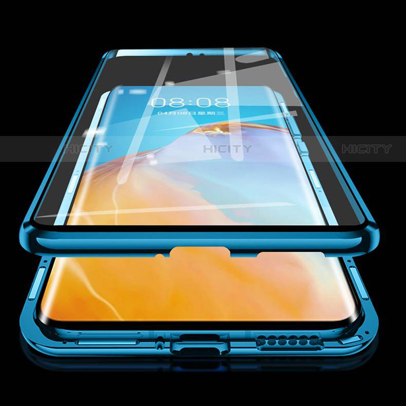 Coque Rebord Bumper Luxe Aluminum Metal Miroir 360 Degres Housse Etui Aimant M01 pour Vivo iQOO 9 Pro 5G Plus