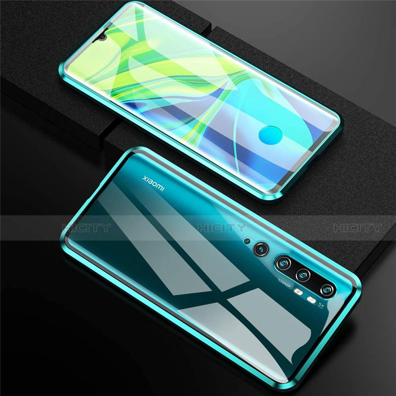 Coque Rebord Bumper Luxe Aluminum Metal Miroir 360 Degres Housse Etui Aimant M01 pour Xiaomi Mi Note 10 Plus