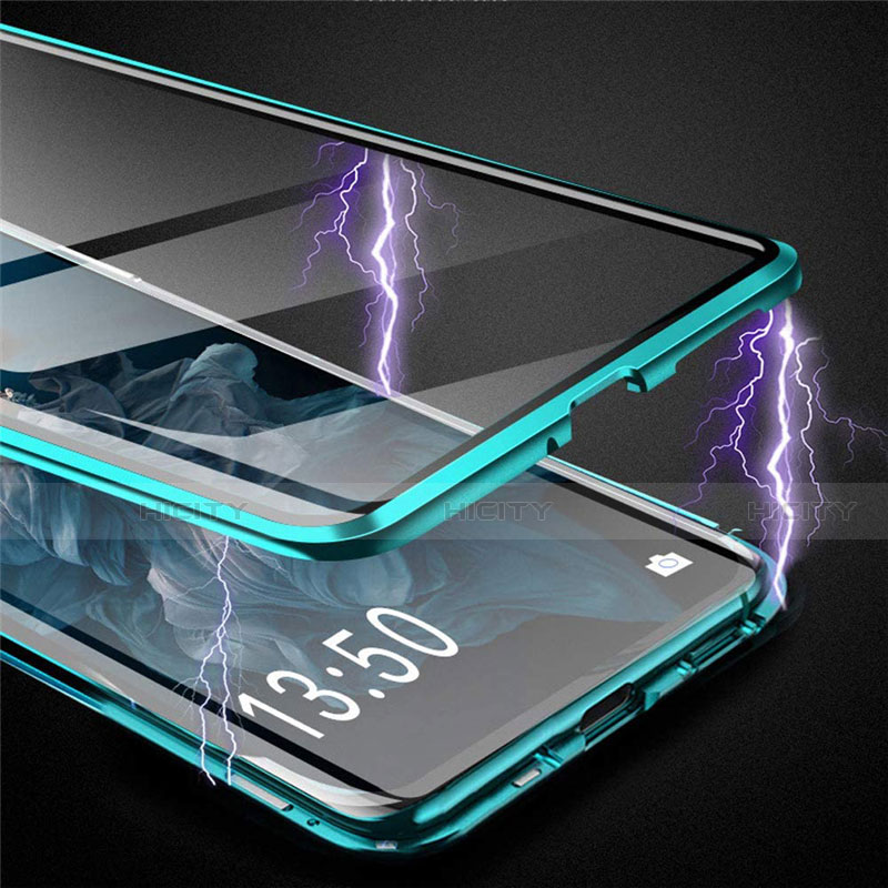 Coque Rebord Bumper Luxe Aluminum Metal Miroir 360 Degres Housse Etui Aimant M01 pour Xiaomi Mi Note 10 Plus