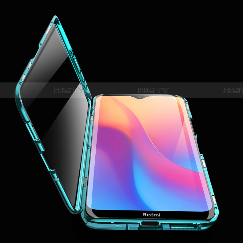 Coque Rebord Bumper Luxe Aluminum Metal Miroir 360 Degres Housse Etui Aimant M01 pour Xiaomi Redmi 8A Plus