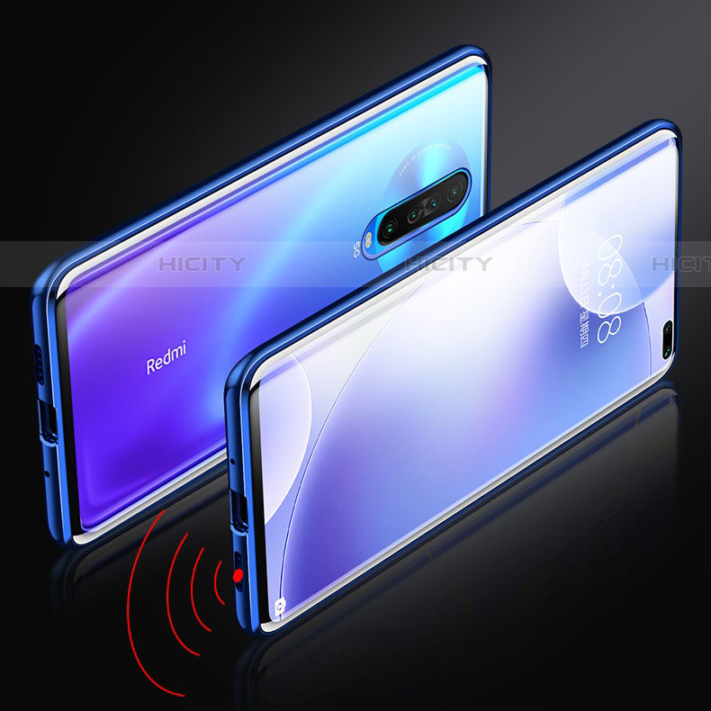 Coque Rebord Bumper Luxe Aluminum Metal Miroir 360 Degres Housse Etui Aimant M02 pour Xiaomi Poco X2 Plus