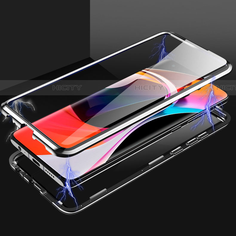 Coque Rebord Bumper Luxe Aluminum Metal Miroir 360 Degres Housse Etui Aimant M03 pour Xiaomi Mi 10 Plus