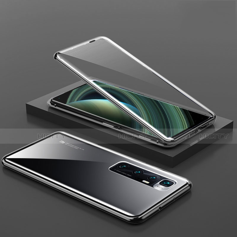 Coque Rebord Bumper Luxe Aluminum Metal Miroir 360 Degres Housse Etui Aimant M03 pour Xiaomi Mi 10 Ultra Plus