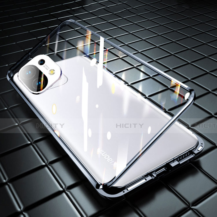 Coque Rebord Bumper Luxe Aluminum Metal Miroir 360 Degres Housse Etui Aimant M03 pour Xiaomi Mi 11 Lite 5G Plus