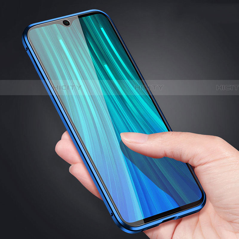 Coque Rebord Bumper Luxe Aluminum Metal Miroir 360 Degres Housse Etui Aimant M04 pour Oppo A11 Plus