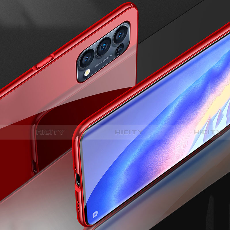 Coque Rebord Bumper Luxe Aluminum Metal Miroir 360 Degres Housse Etui Aimant M05 pour Oppo Find X3 Lite 5G Plus