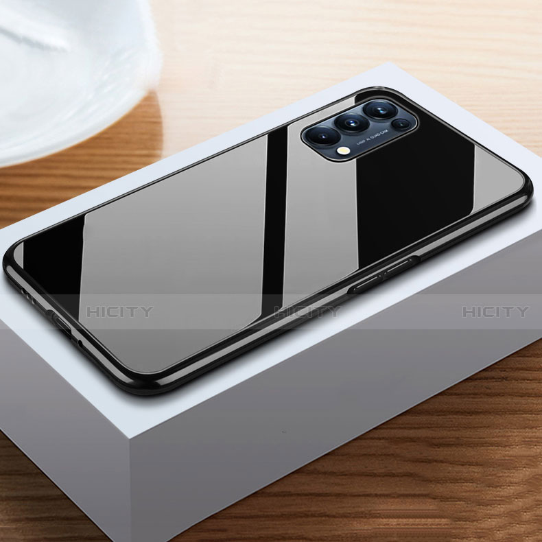 Coque Rebord Bumper Luxe Aluminum Metal Miroir 360 Degres Housse Etui Aimant M05 pour Oppo Find X3 Lite 5G Plus