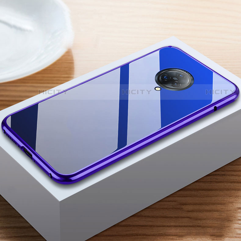 Coque Rebord Bumper Luxe Aluminum Metal Miroir 360 Degres Housse Etui Aimant M06 pour Vivo Nex 3 5G Plus