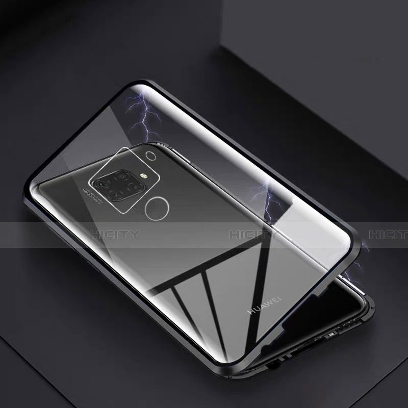 Coque Rebord Bumper Luxe Aluminum Metal Miroir 360 Degres Housse Etui Aimant M07 pour Huawei Mate 30 Lite Plus