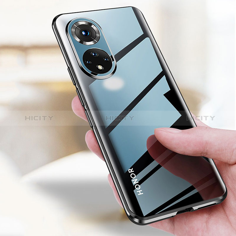 Coque Rebord Bumper Luxe Aluminum Metal Miroir 360 Degres Housse Etui Aimant P01 pour Huawei Honor 50 Pro 5G Plus