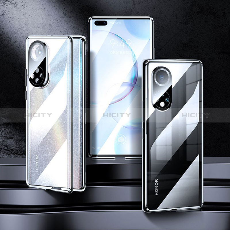 Coque Rebord Bumper Luxe Aluminum Metal Miroir 360 Degres Housse Etui Aimant P01 pour Huawei Nova 9 Pro Plus