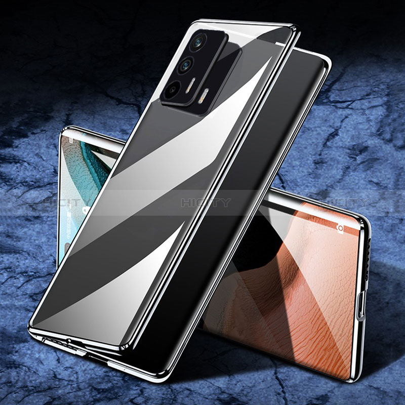 Coque Rebord Bumper Luxe Aluminum Metal Miroir 360 Degres Housse Etui Aimant P01 pour Realme GT Neo 2T 5G Plus