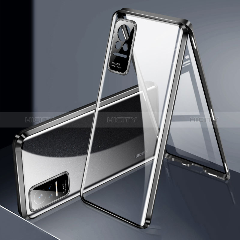 Coque Rebord Bumper Luxe Aluminum Metal Miroir 360 Degres Housse Etui Aimant P01 pour Xiaomi Civi 1S 5G Plus