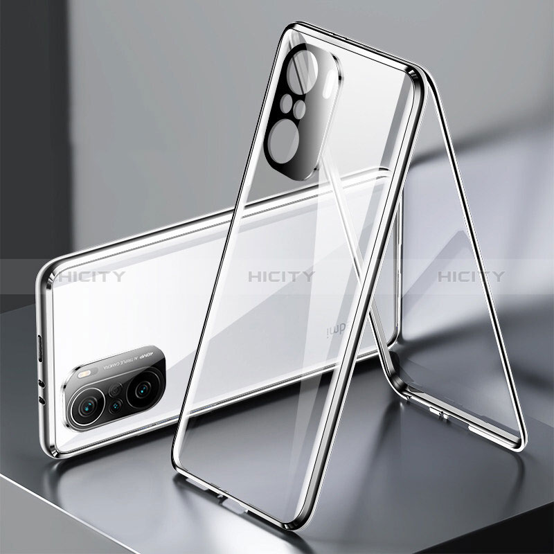 Coque Rebord Bumper Luxe Aluminum Metal Miroir 360 Degres Housse Etui Aimant P01 pour Xiaomi Mi 11i 5G Plus