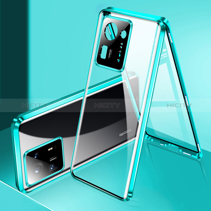Coque Rebord Bumper Luxe Aluminum Metal Miroir 360 Degres Housse Etui Aimant P01 pour Xiaomi Mi Mix 4 5G Plus