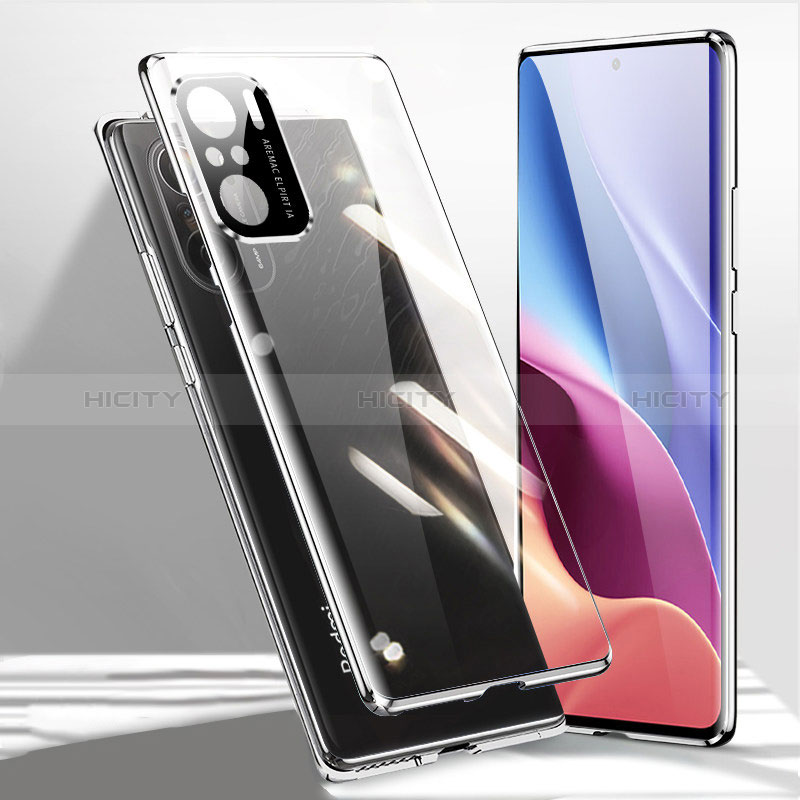 Coque Rebord Bumper Luxe Aluminum Metal Miroir 360 Degres Housse Etui Aimant P01 pour Xiaomi Poco F3 5G Plus