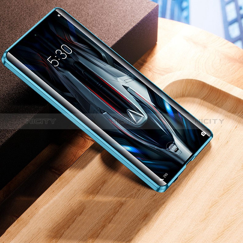 Coque Rebord Bumper Luxe Aluminum Metal Miroir 360 Degres Housse Etui Aimant P01 pour Xiaomi Poco F4 GT 5G Plus