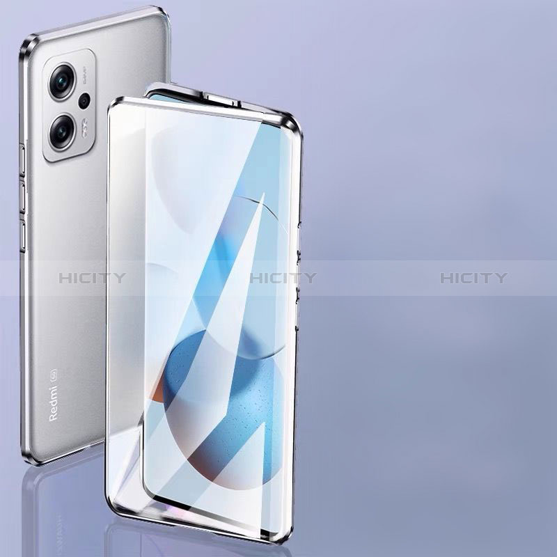 Coque Rebord Bumper Luxe Aluminum Metal Miroir 360 Degres Housse Etui Aimant P01 pour Xiaomi Poco X4 GT 5G Plus