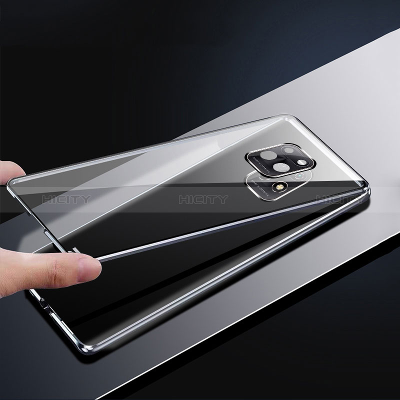 Coque Rebord Bumper Luxe Aluminum Metal Miroir 360 Degres Housse Etui Aimant P01 pour Xiaomi Redmi 10X 5G Plus