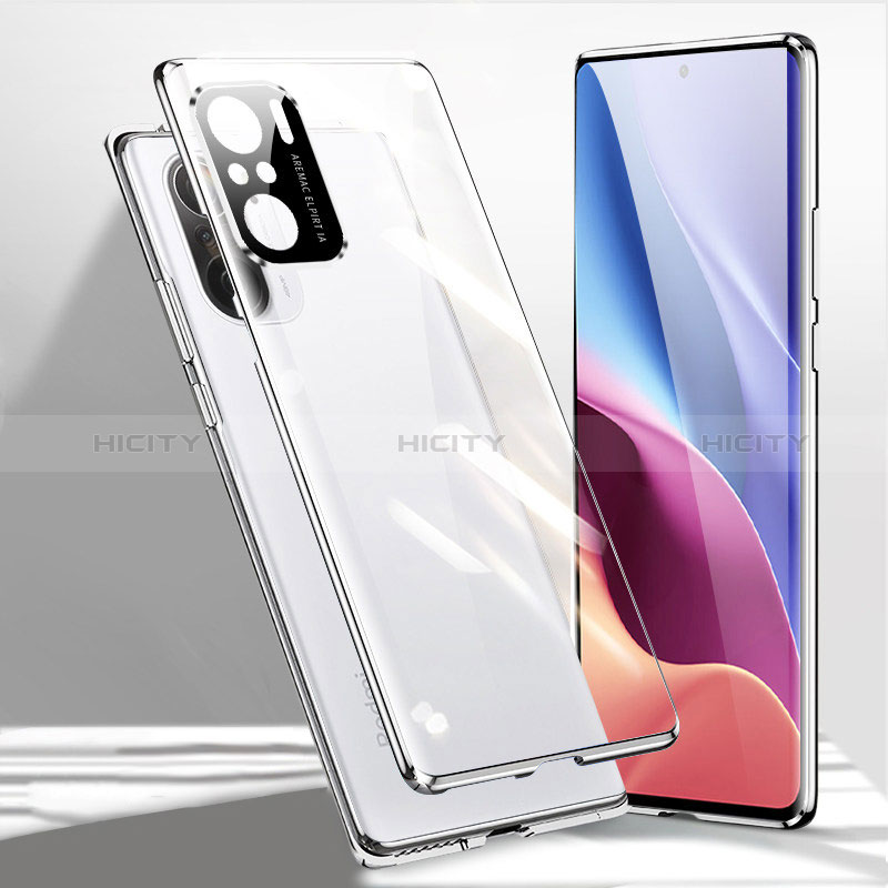 Coque Rebord Bumper Luxe Aluminum Metal Miroir 360 Degres Housse Etui Aimant P01 pour Xiaomi Redmi K40 Pro+ Plus 5G Plus