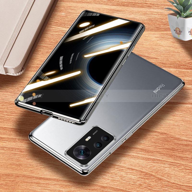 Coque Rebord Bumper Luxe Aluminum Metal Miroir 360 Degres Housse Etui Aimant P01 pour Xiaomi Redmi K50 Ultra 5G Plus