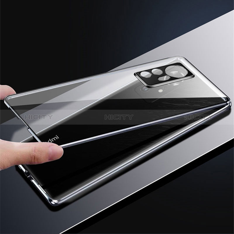 Coque Rebord Bumper Luxe Aluminum Metal Miroir 360 Degres Housse Etui Aimant P01 pour Xiaomi Redmi Note 12S Plus