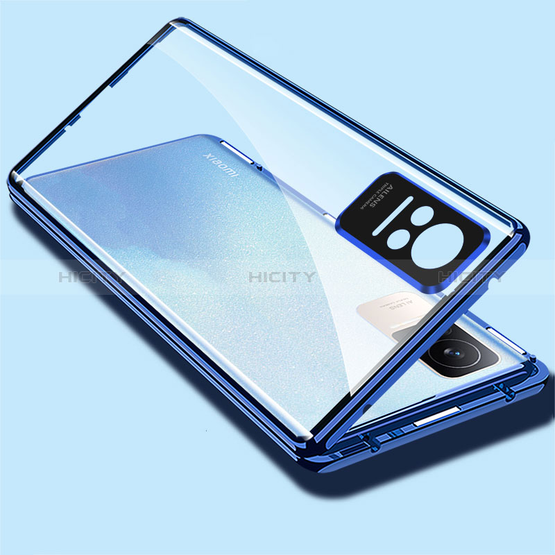 Coque Rebord Bumper Luxe Aluminum Metal Miroir 360 Degres Housse Etui Aimant P02 pour Xiaomi Civi 1S 5G Plus