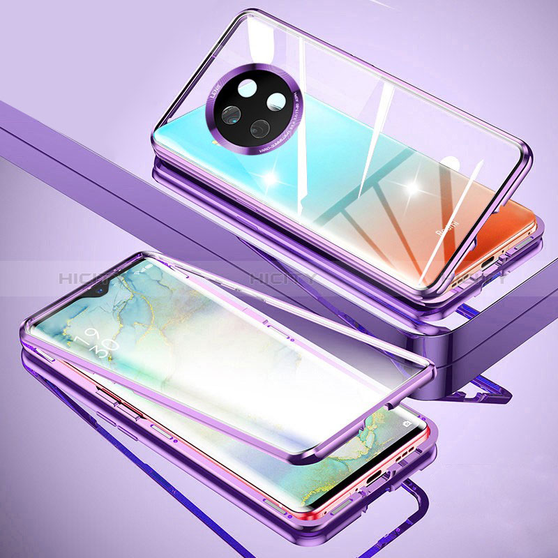 Coque Rebord Bumper Luxe Aluminum Metal Miroir 360 Degres Housse Etui Aimant P02 pour Xiaomi Mi 10i 5G Plus