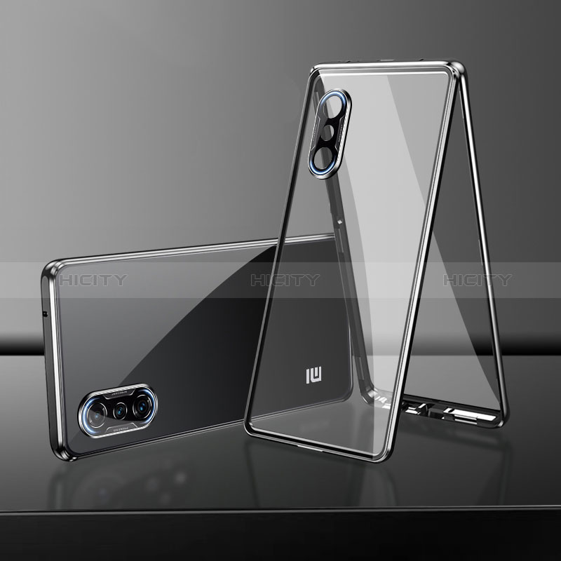 Coque Rebord Bumper Luxe Aluminum Metal Miroir 360 Degres Housse Etui Aimant P02 pour Xiaomi Poco F3 GT 5G Noir Plus