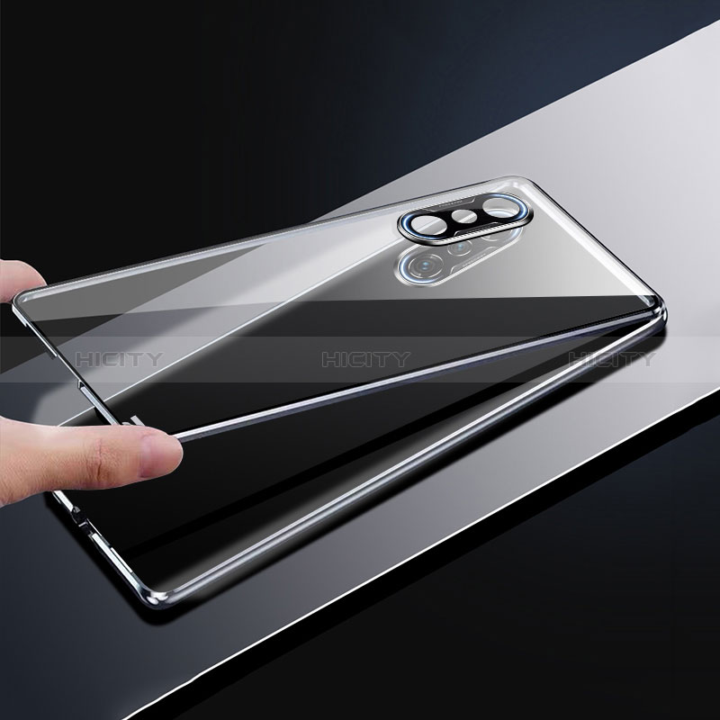 Coque Rebord Bumper Luxe Aluminum Metal Miroir 360 Degres Housse Etui Aimant P02 pour Xiaomi Poco F3 GT 5G Plus