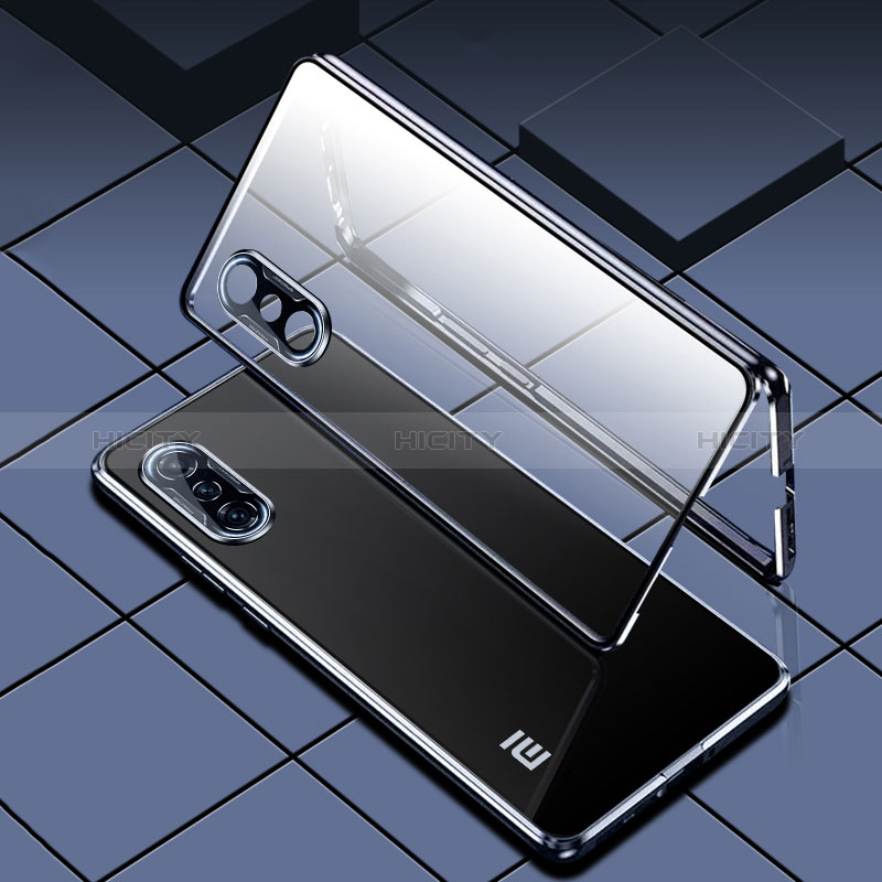 Coque Rebord Bumper Luxe Aluminum Metal Miroir 360 Degres Housse Etui Aimant P02 pour Xiaomi Poco F3 GT 5G Plus