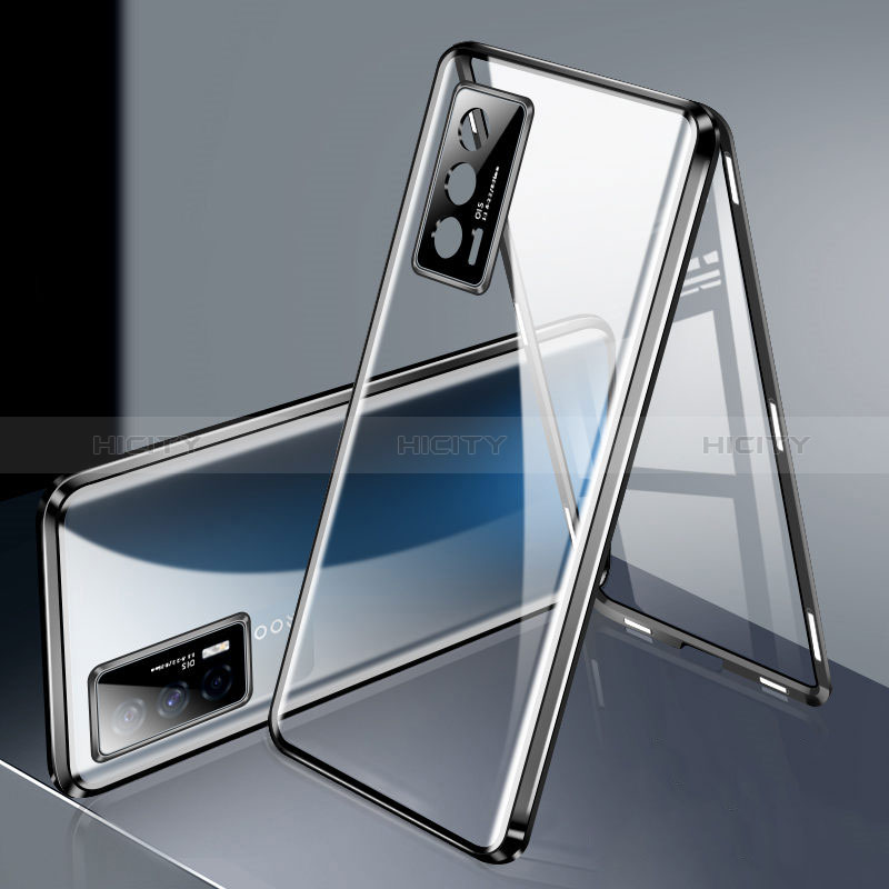 Coque Rebord Bumper Luxe Aluminum Metal Miroir 360 Degres Housse Etui Aimant P03 pour Vivo iQOO Neo5 5G Plus