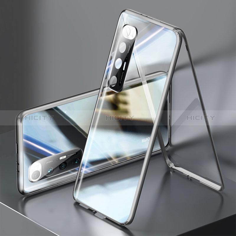 Coque Rebord Bumper Luxe Aluminum Metal Miroir 360 Degres Housse Etui Aimant P03 pour Xiaomi Mi 10S 5G Plus