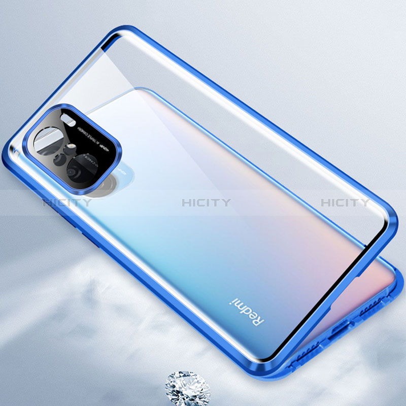 Coque Rebord Bumper Luxe Aluminum Metal Miroir 360 Degres Housse Etui Aimant P03 pour Xiaomi Mi 11i 5G Plus