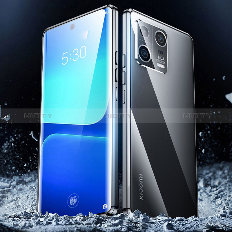 Coque Rebord Bumper Luxe Aluminum Metal Miroir 360 Degres Housse Etui Aimant P03 pour Xiaomi Mi 13 5G Plus