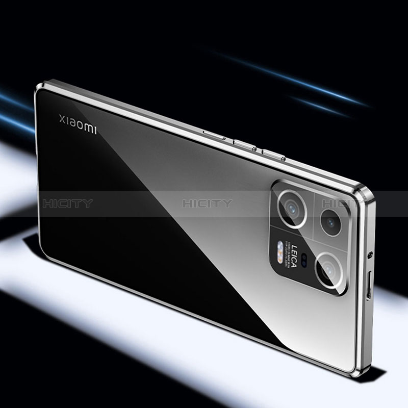 Coque Rebord Bumper Luxe Aluminum Metal Miroir 360 Degres Housse Etui Aimant P03 pour Xiaomi Mi 13 5G Plus