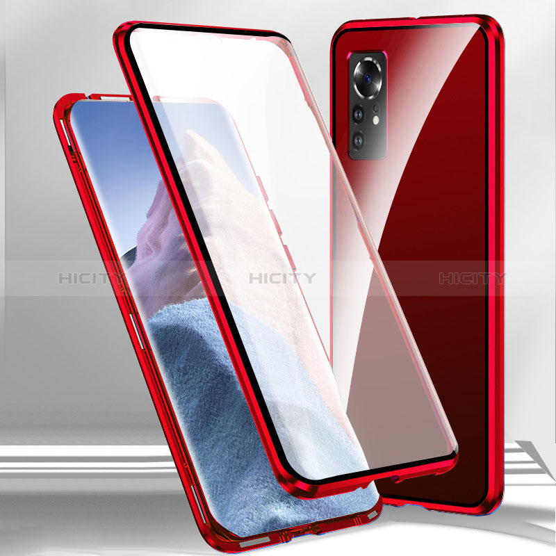 Coque Rebord Bumper Luxe Aluminum Metal Miroir 360 Degres Housse Etui Aimant P03 pour Xiaomi Redmi Note 12S Plus