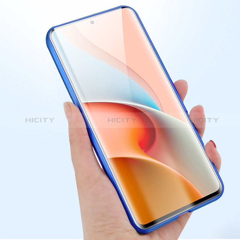 Coque Rebord Bumper Luxe Aluminum Metal Miroir 360 Degres Housse Etui Aimant P03 pour Xiaomi Redmi Note 9T 5G Plus