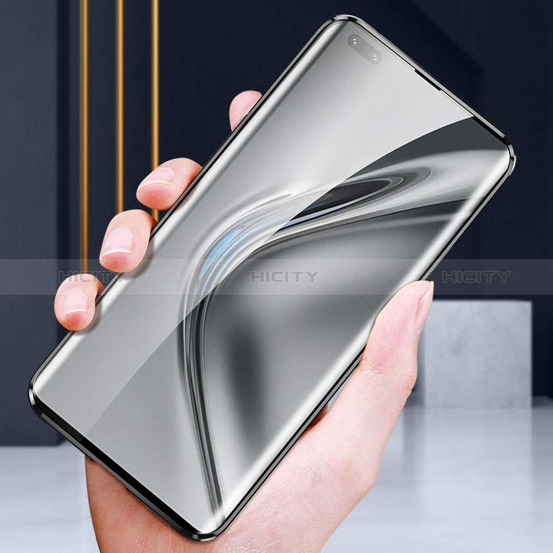 Coque Rebord Bumper Luxe Aluminum Metal Miroir 360 Degres Housse Etui Aimant P04 pour Huawei Honor V40 5G Plus