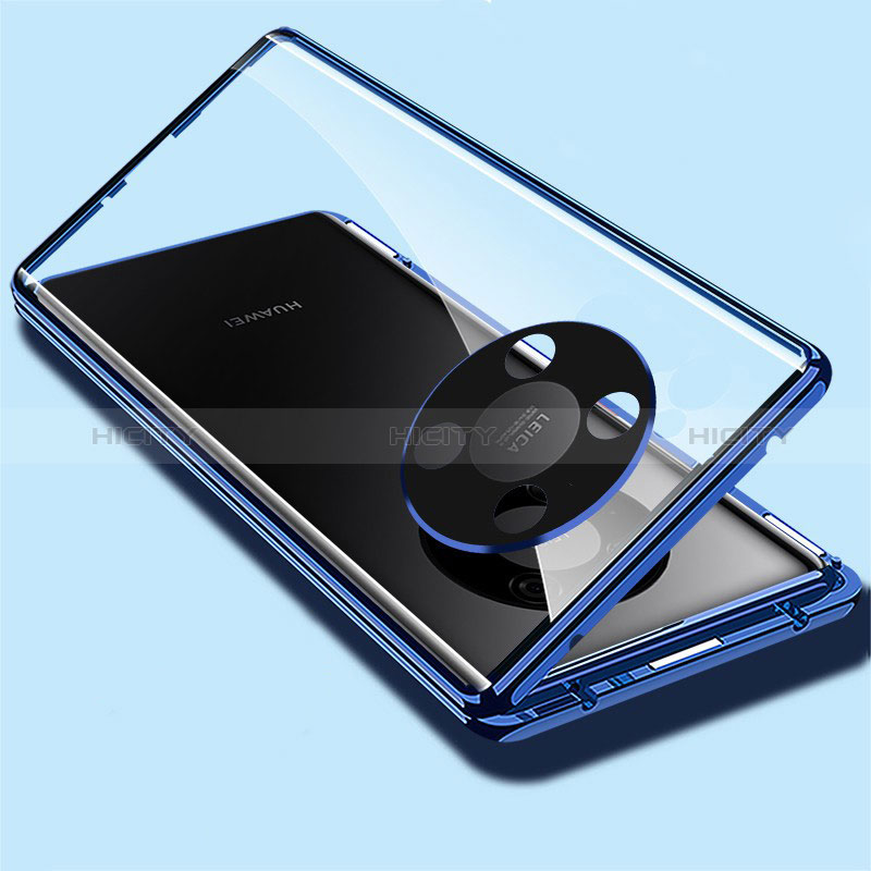 Coque Rebord Bumper Luxe Aluminum Metal Miroir 360 Degres Housse Etui Aimant pour Huawei Honor Magic4 Lite 5G Plus