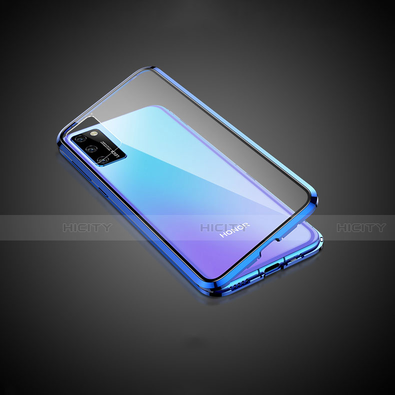 Coque Rebord Bumper Luxe Aluminum Metal Miroir 360 Degres Housse Etui Aimant pour Huawei Honor V30 Pro 5G Plus