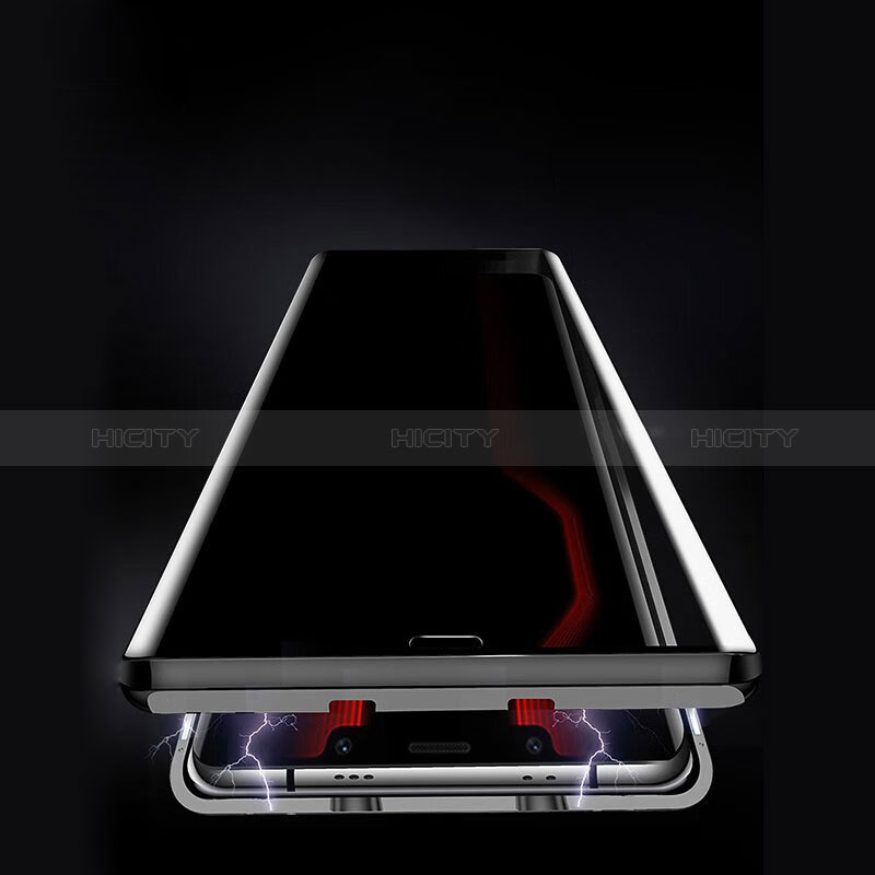 Coque Rebord Bumper Luxe Aluminum Metal Miroir 360 Degres Housse Etui Aimant pour Huawei Mate 50 RS Plus