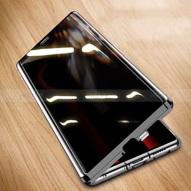 Coque Rebord Bumper Luxe Aluminum Metal Miroir 360 Degres Housse Etui Aimant pour Huawei Mate 50 RS Plus